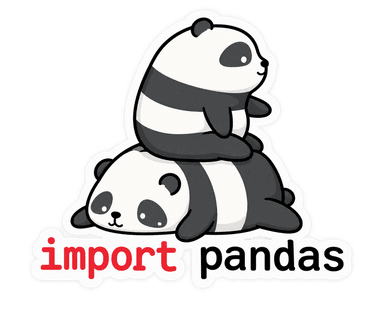 Import pandas sticker